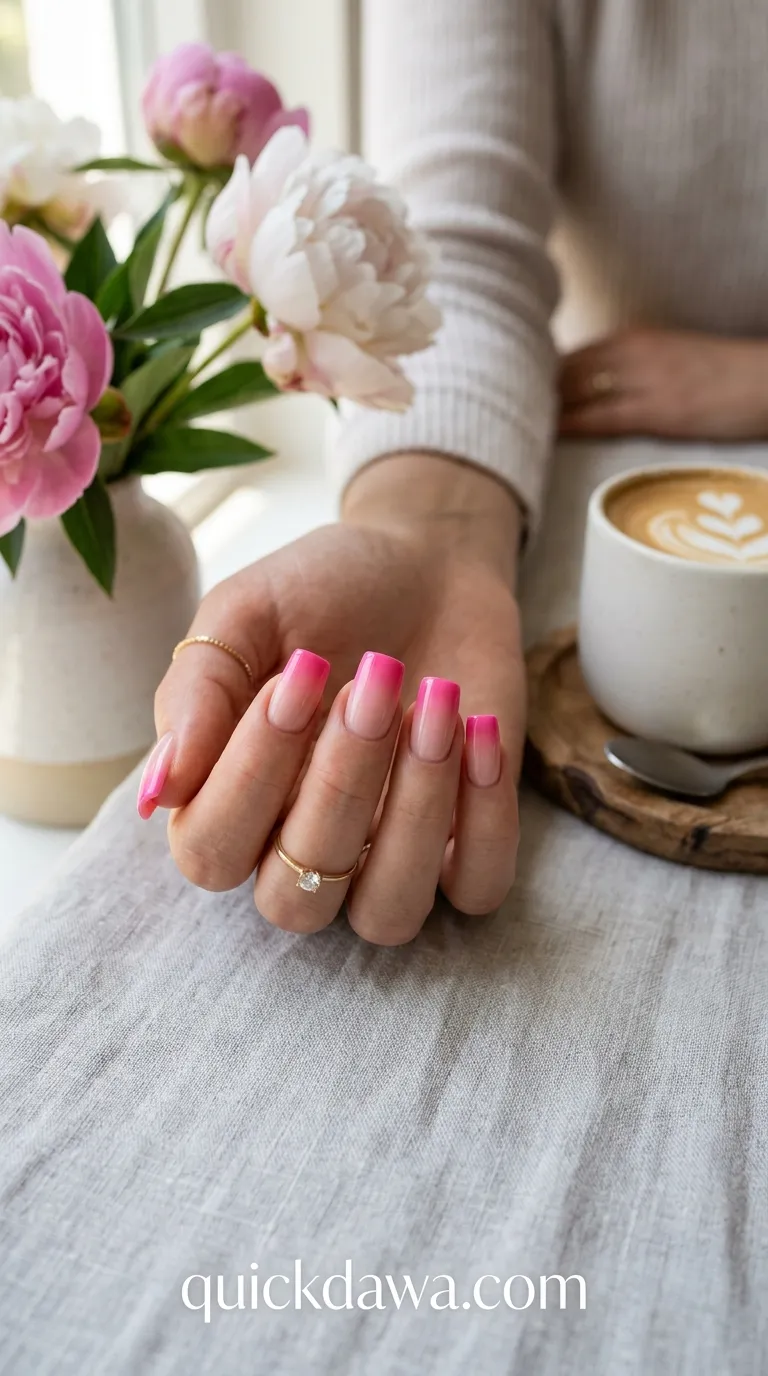 Pink French Ombre
