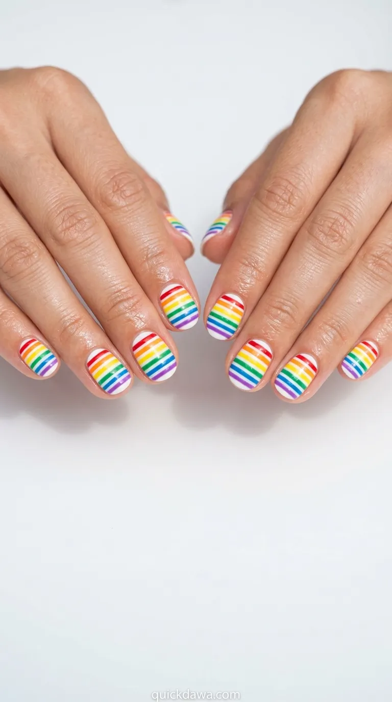 Rainbow Accent Lines