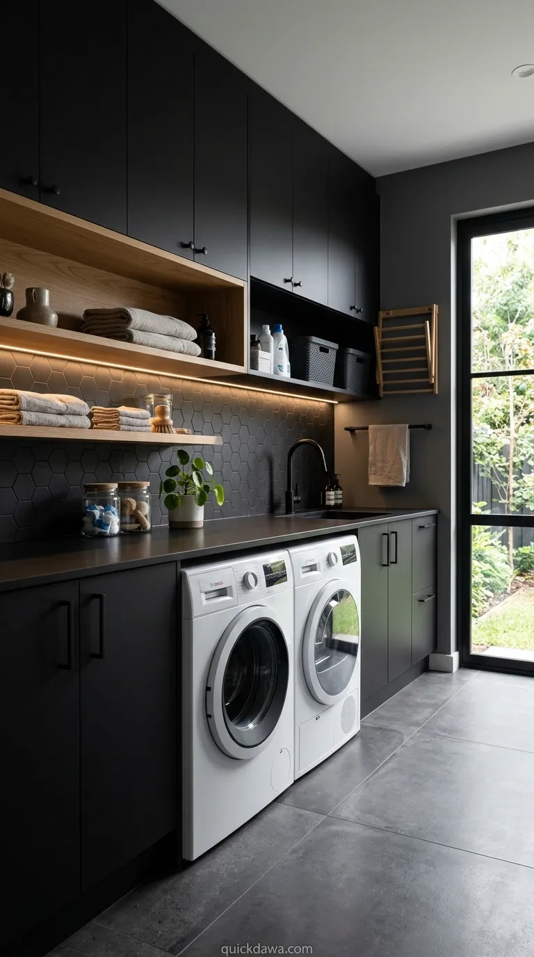 Sleek All-Black Modern Edge