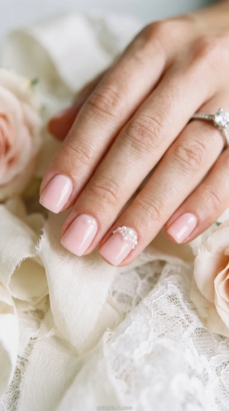 Soft Pink with Pearls