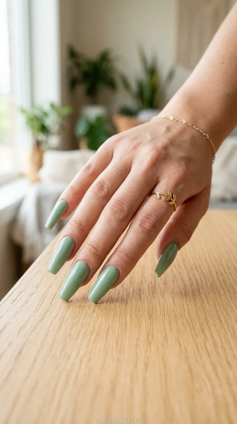 Soft Sage Green Gloss