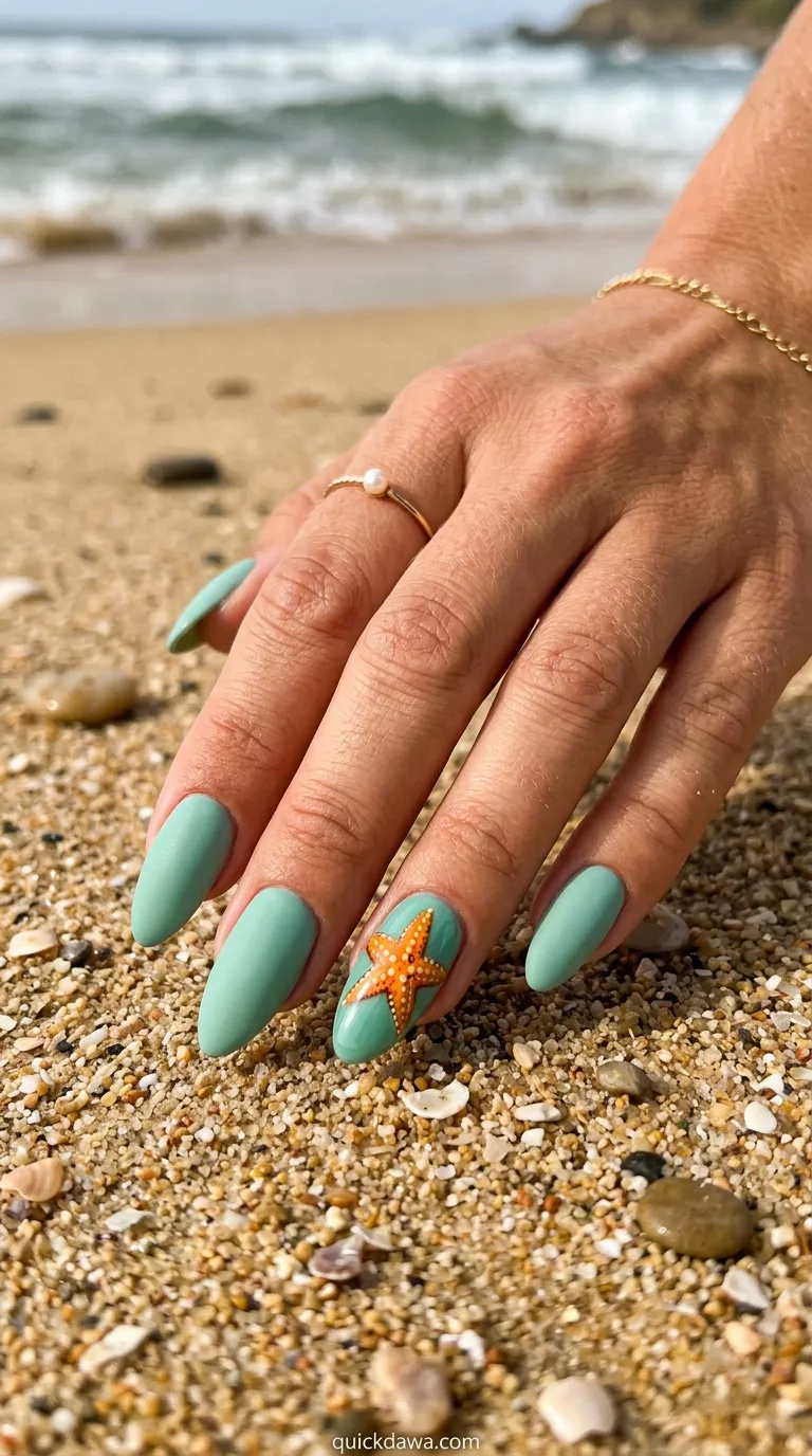 Starfish Accent Nail