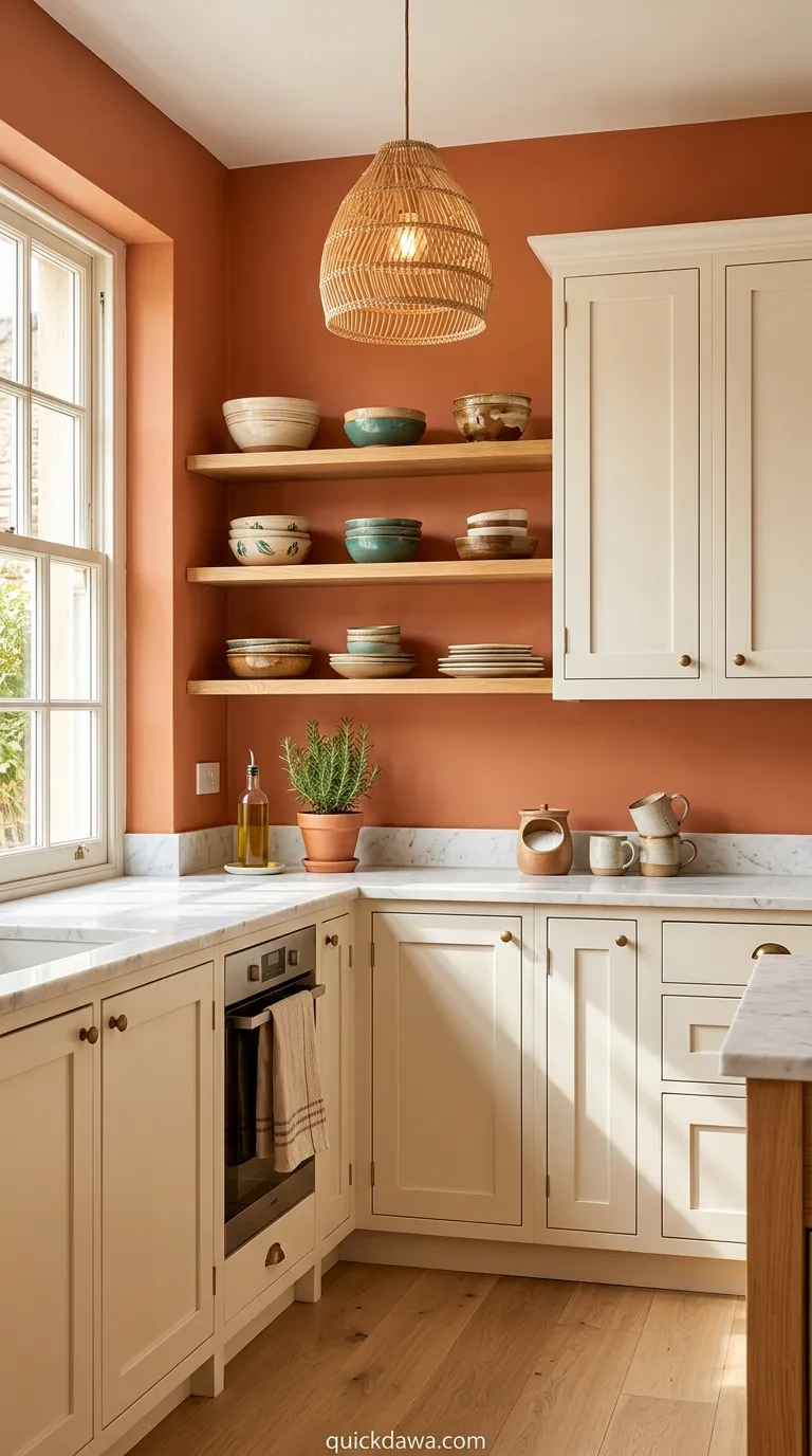 Terracotta and Cream