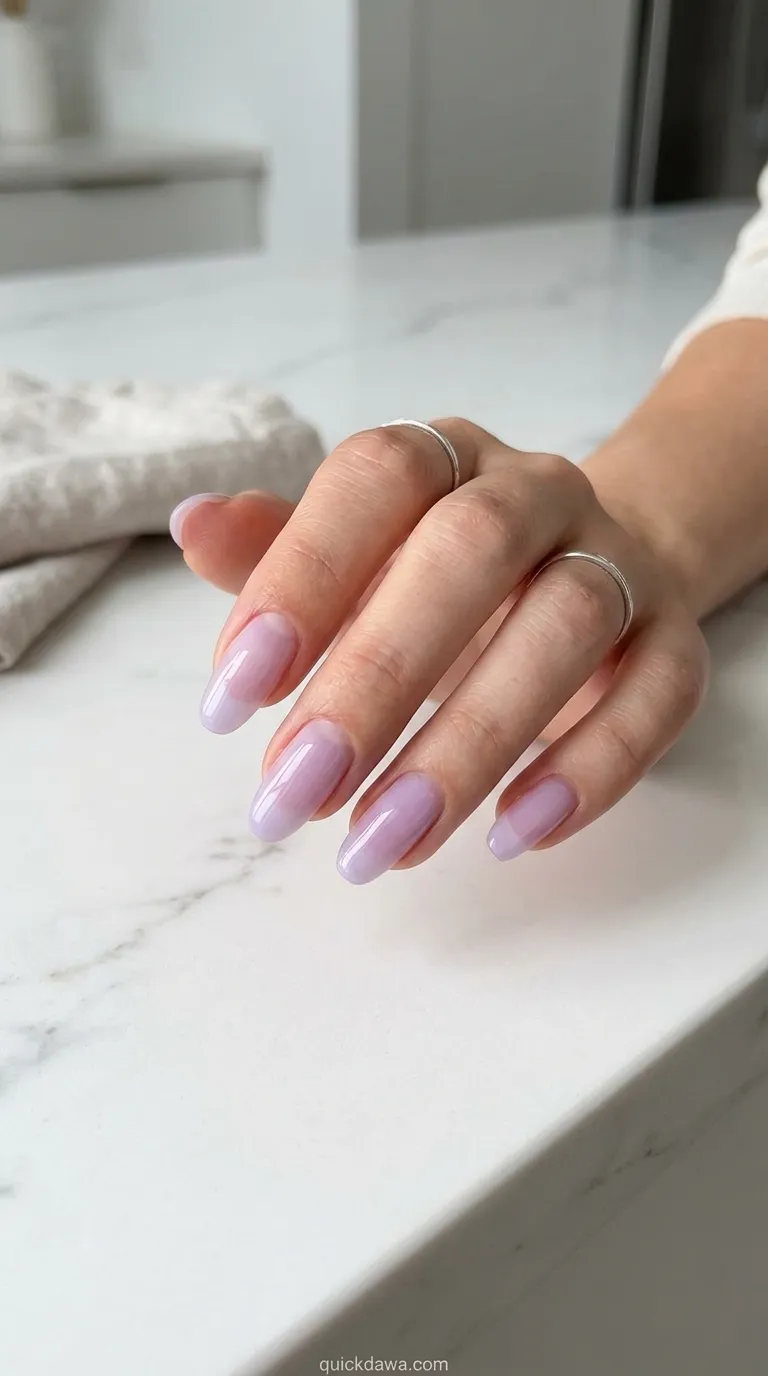 Translucent Lavender Layers