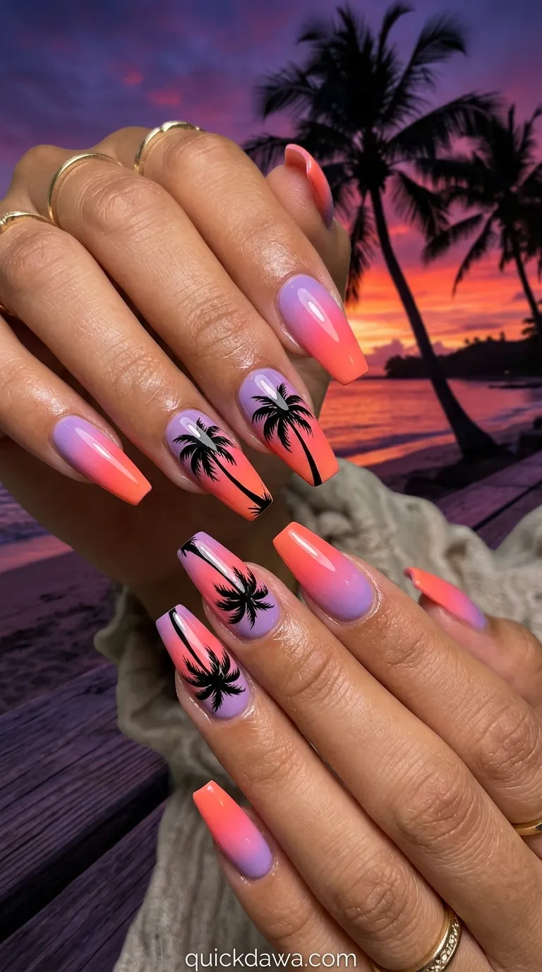 Tropical Palm Print