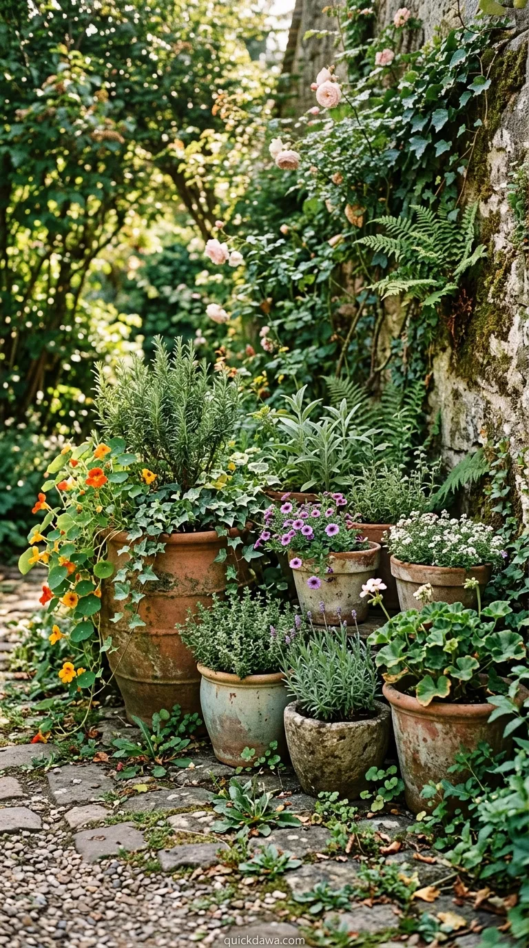 Vintage Pot Cluster