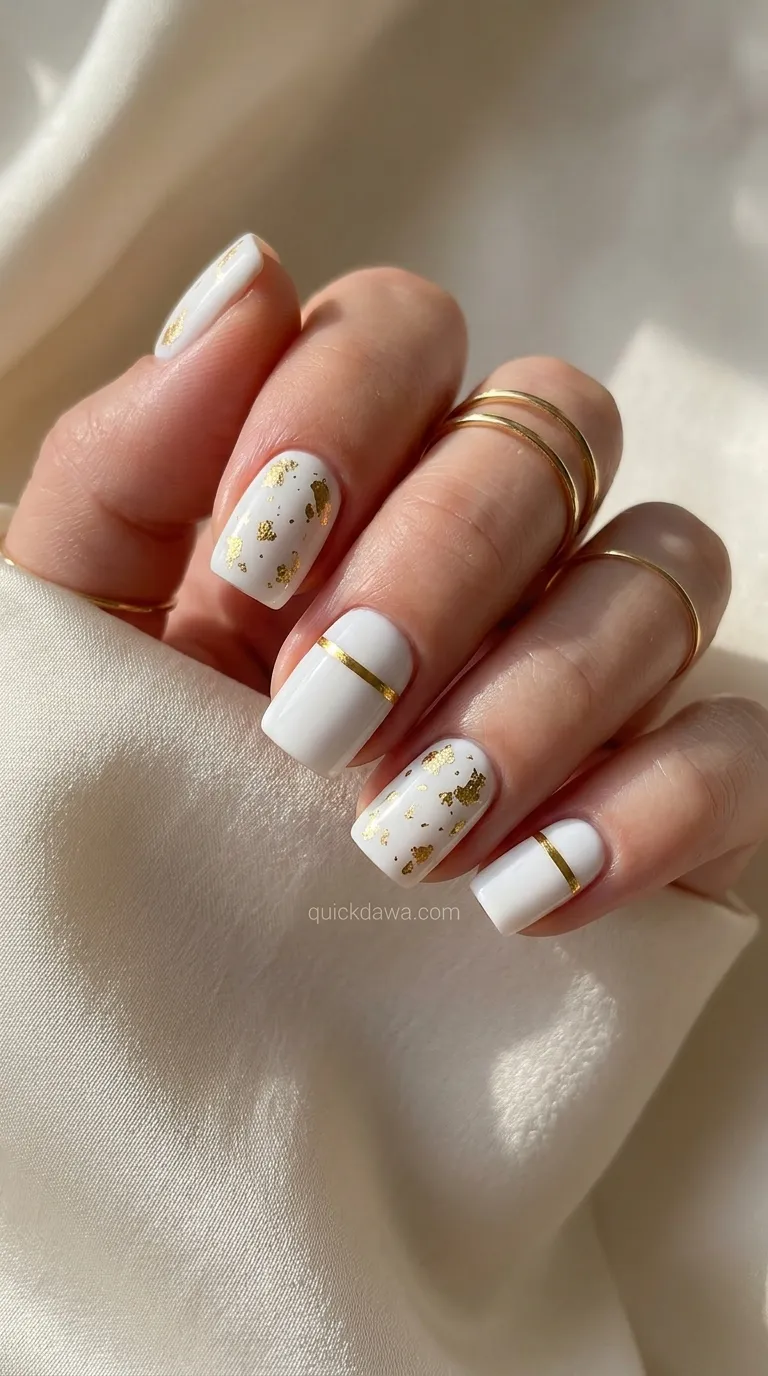 White and Gold Combo
