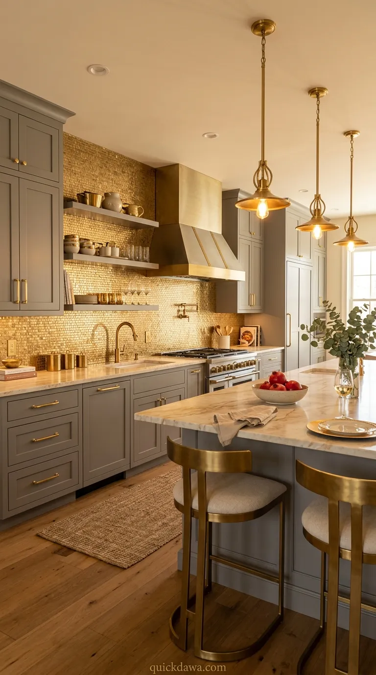 Warm Gold Accent Glow