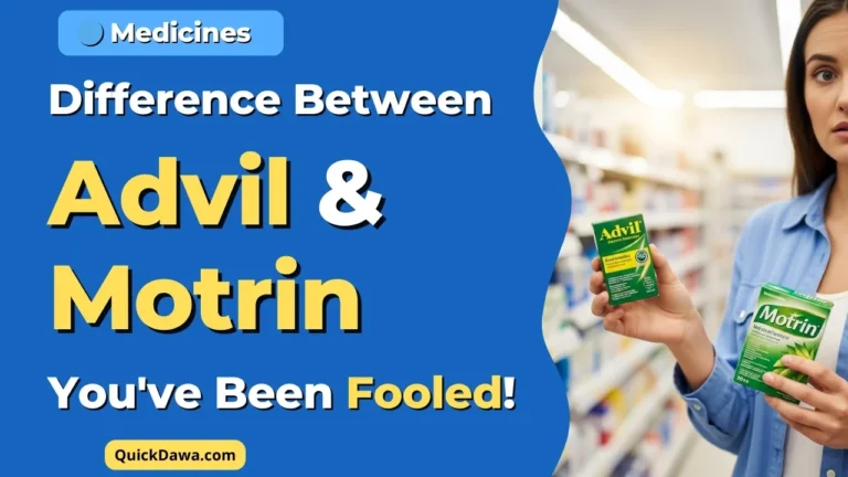 Difference Between Advil and Motrin