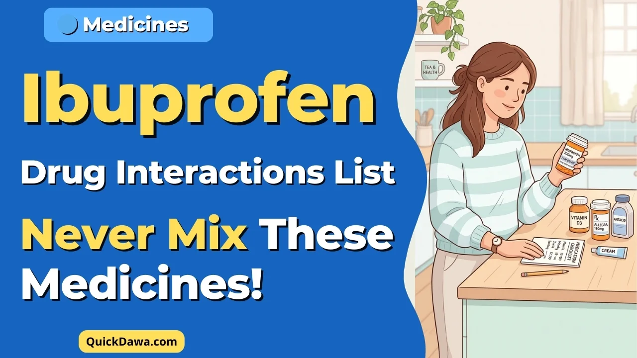 Ibuprofen Drug Interactions List - Never Mix These Medicines!