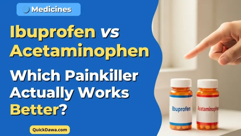 Ibuprofen vs Acetaminophen