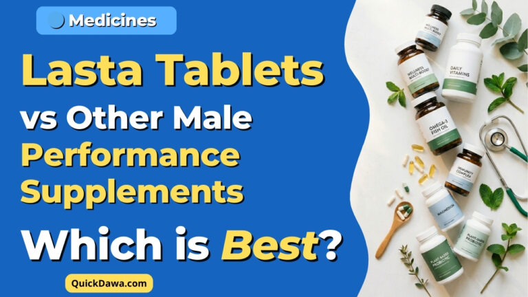 Lasta Tablets vs Other Male Performance Supplements