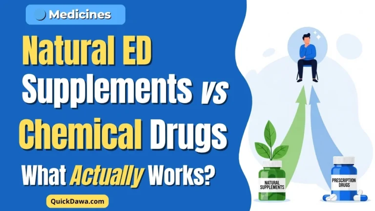 Natural ED Supplements vs. Chemical Drugs