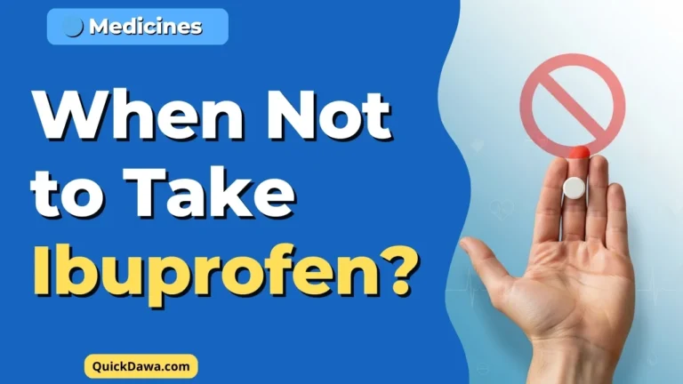 When Not to Take Ibuprofen