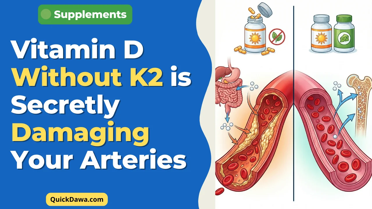 Vitamin D Without K2 is Secretly Damaging Your Arteries