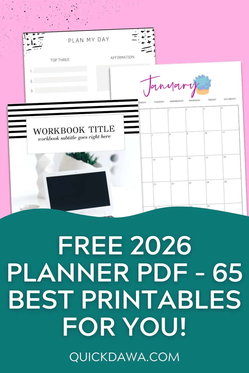 Free 2026 Planner PDF – 65 Best Printables for You!
