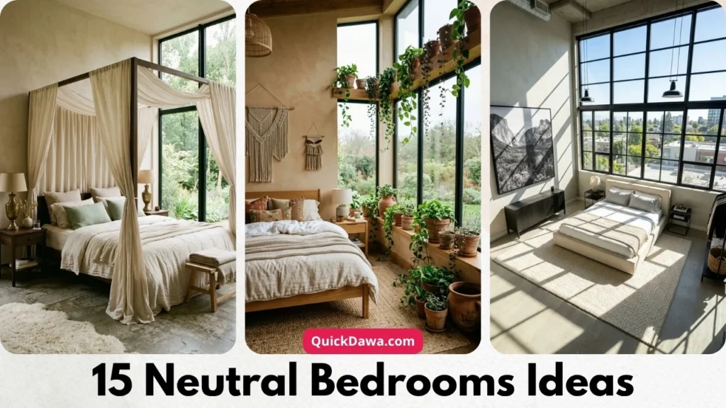 15 Neutral Bedrooms Ideas