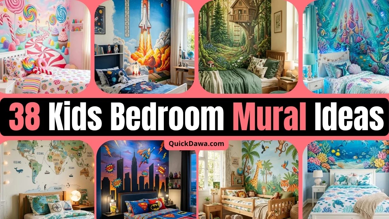 38 Kids Bedroom Mural Ideas