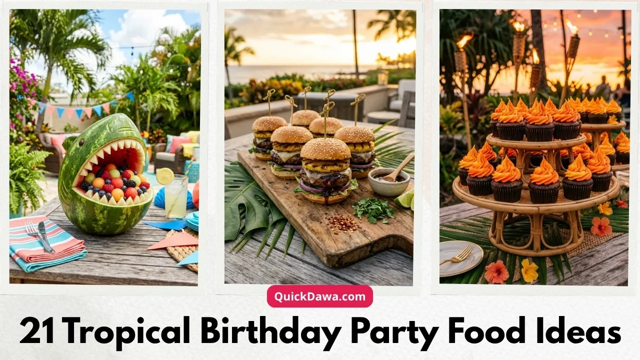 20 Tropical Birthday Party Food Ideas