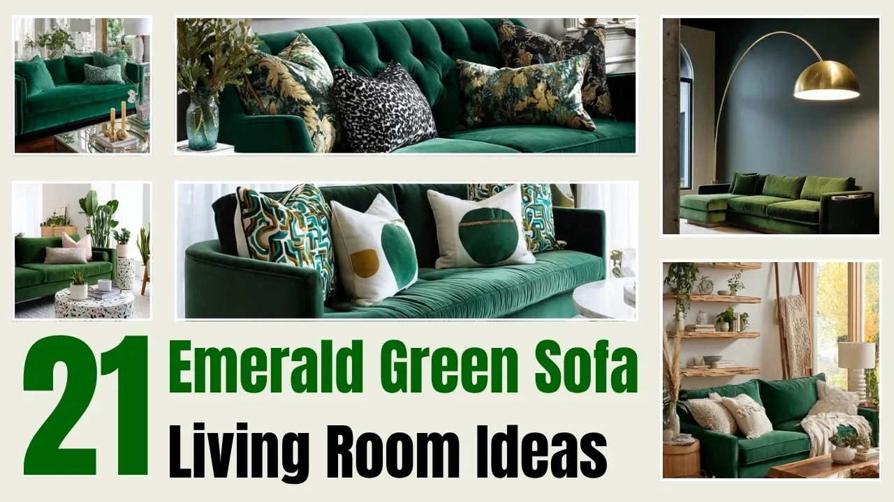 21 Emerald Green Sofa Living Room Ideas