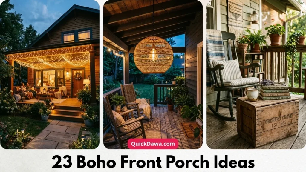 23 Boho Front Porch Ideas