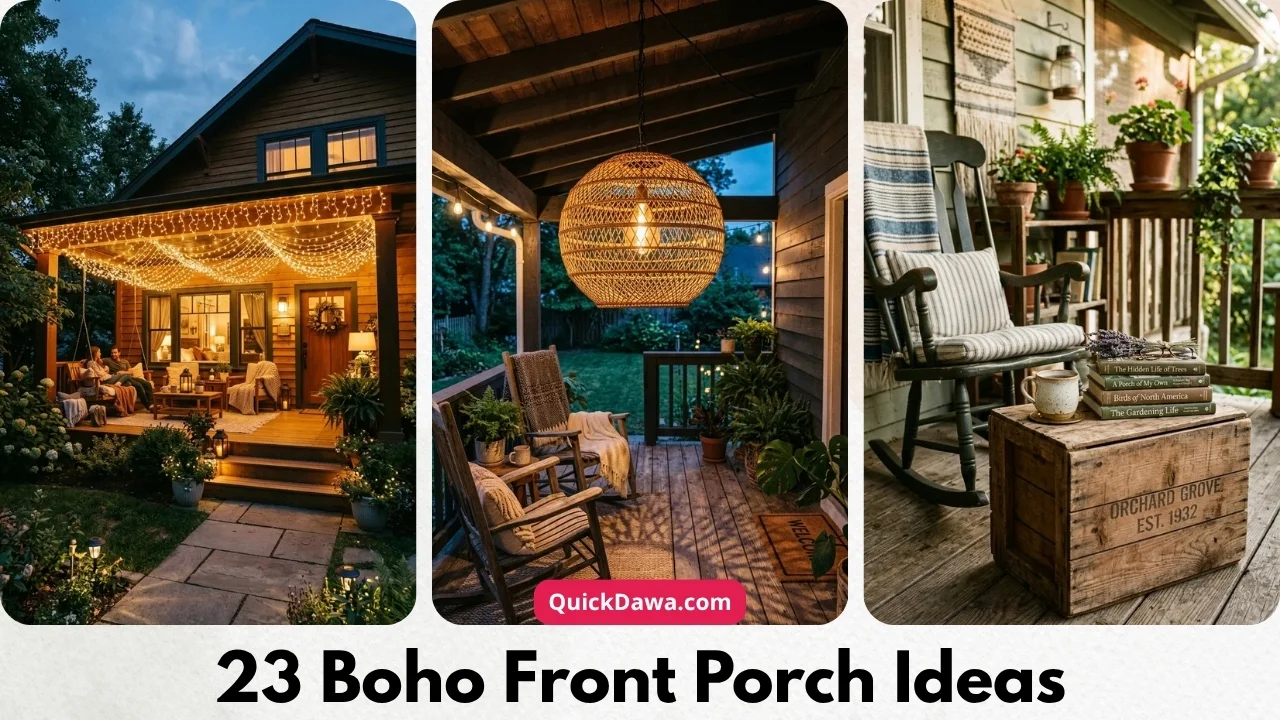 23 Boho Front Porch Ideas