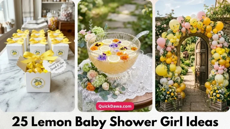 25 Lemon Baby Shower Girl Ideas