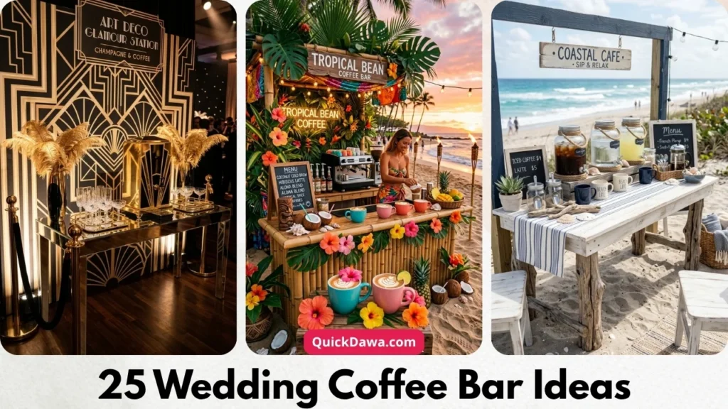 25 Wedding Coffee Bar Ideas