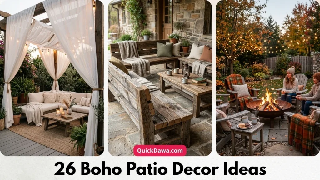 26 Boho Patio Decor Ideas