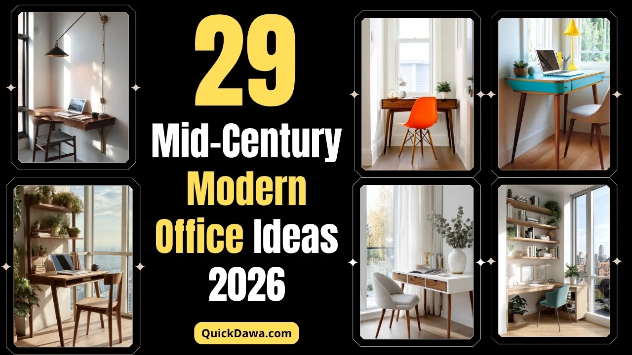 29 Mid-Century Modern Office Ideas 2026