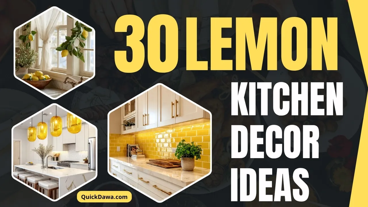 30 Lemon Kitchen Decor Ideas