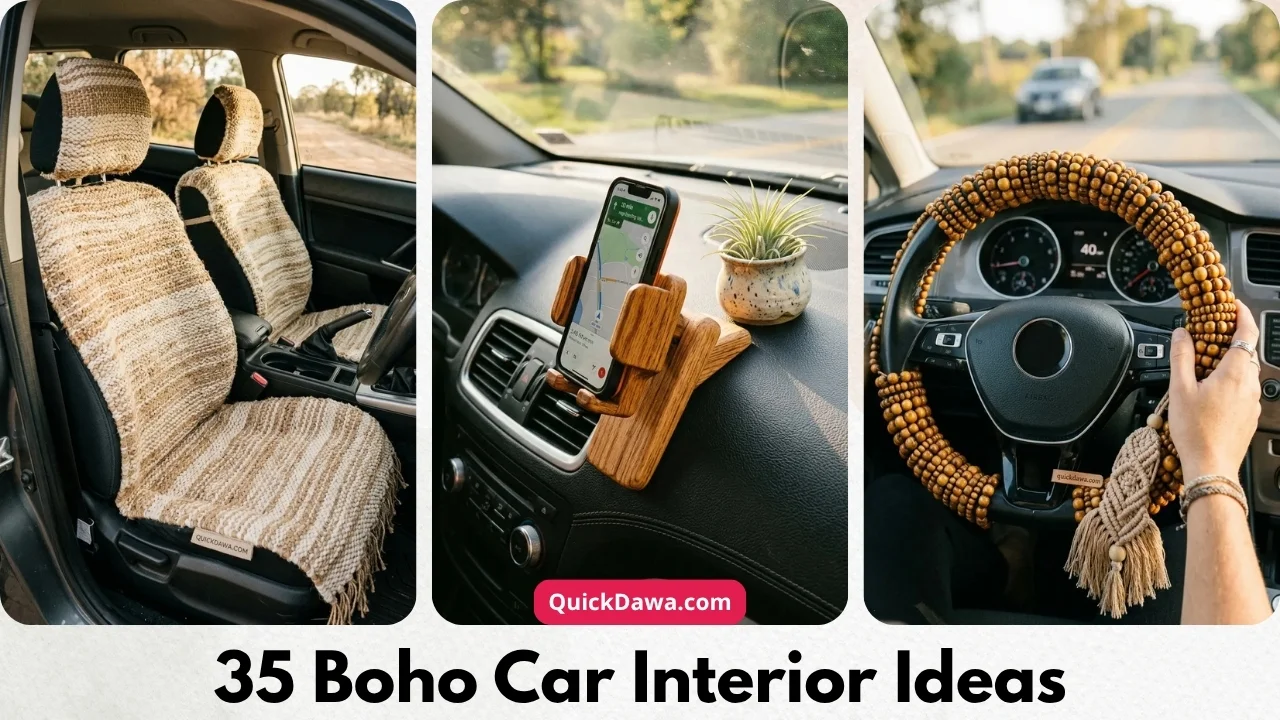 35 Boho Car Interior Ideas So Gorgeous People Will Ask for a Tour