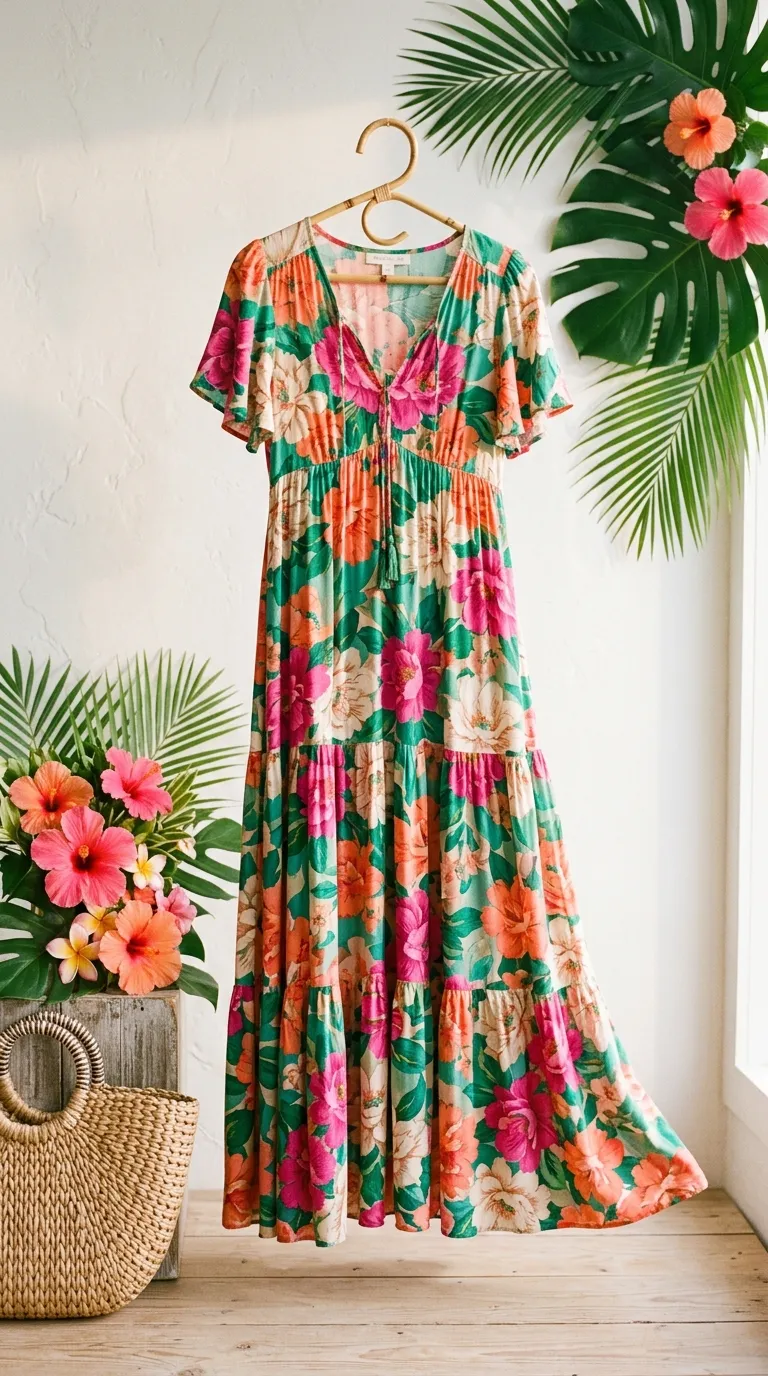 Flowy Floral Maxi Dress