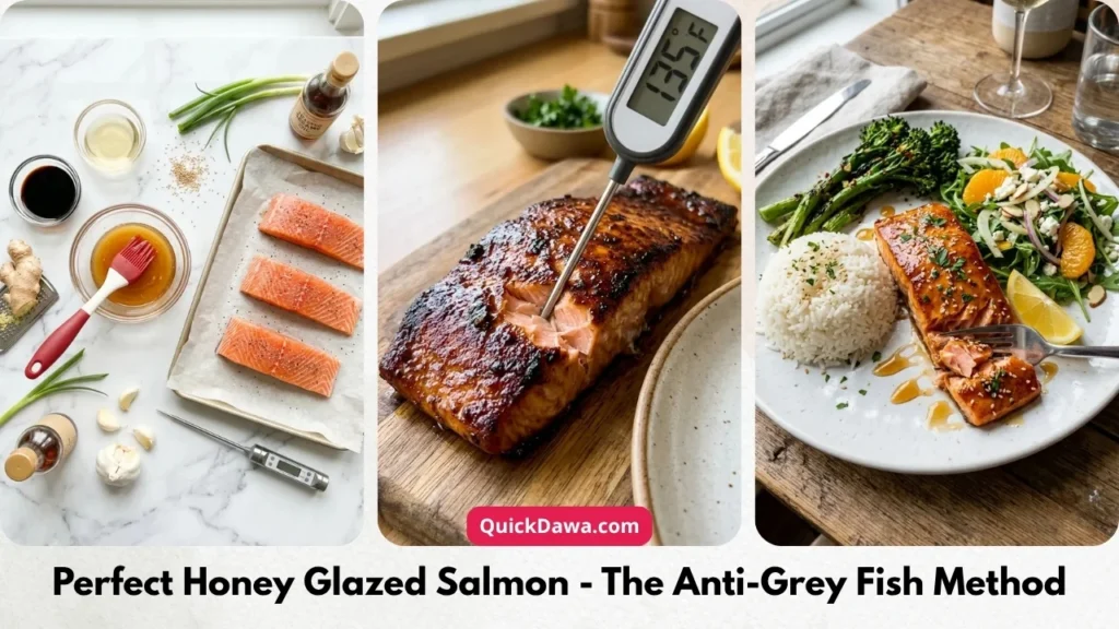 Perfect Honey Glazed Salmon - The Anti-Grey Fish Method