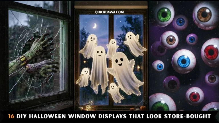 16 DIY Halloween Window Displays That Look Store-Bought