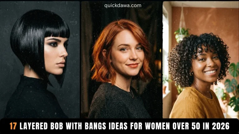 Layered Bob With Bangs Ideas for Women Over 50 in 2026