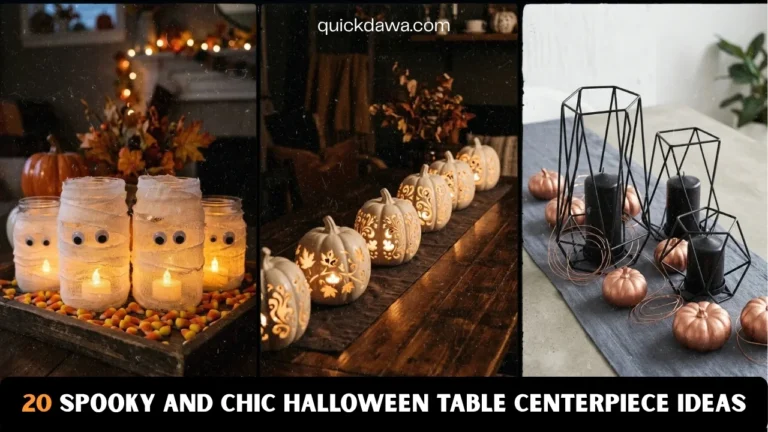 20 Spooky and Chic Halloween Table Centerpiece Ideas
