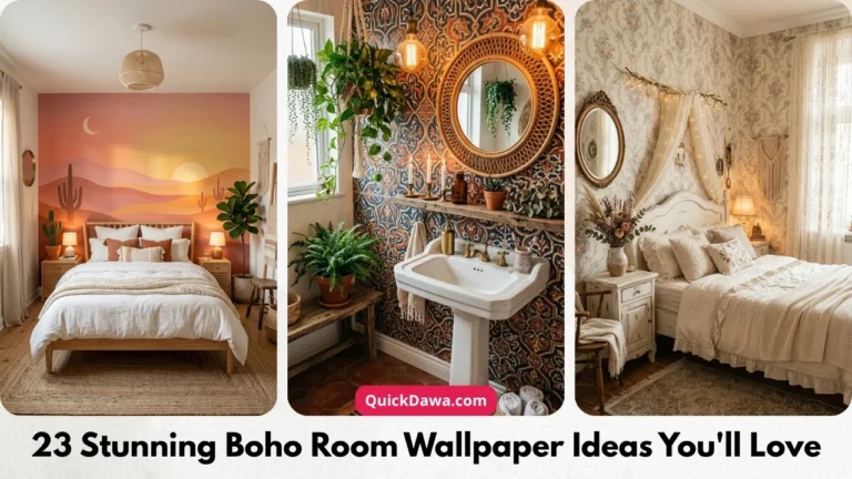23 Stunning Boho Room Wallpaper Ideas You'll Love