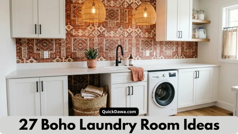 27 Boho Laundry Room Ideas