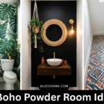 25 Boho Powder Room Ideas that wow with style and personality Boho Powder Room Ideas