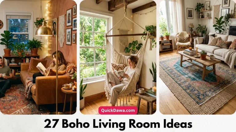 27 Boho Living Room Ideas
