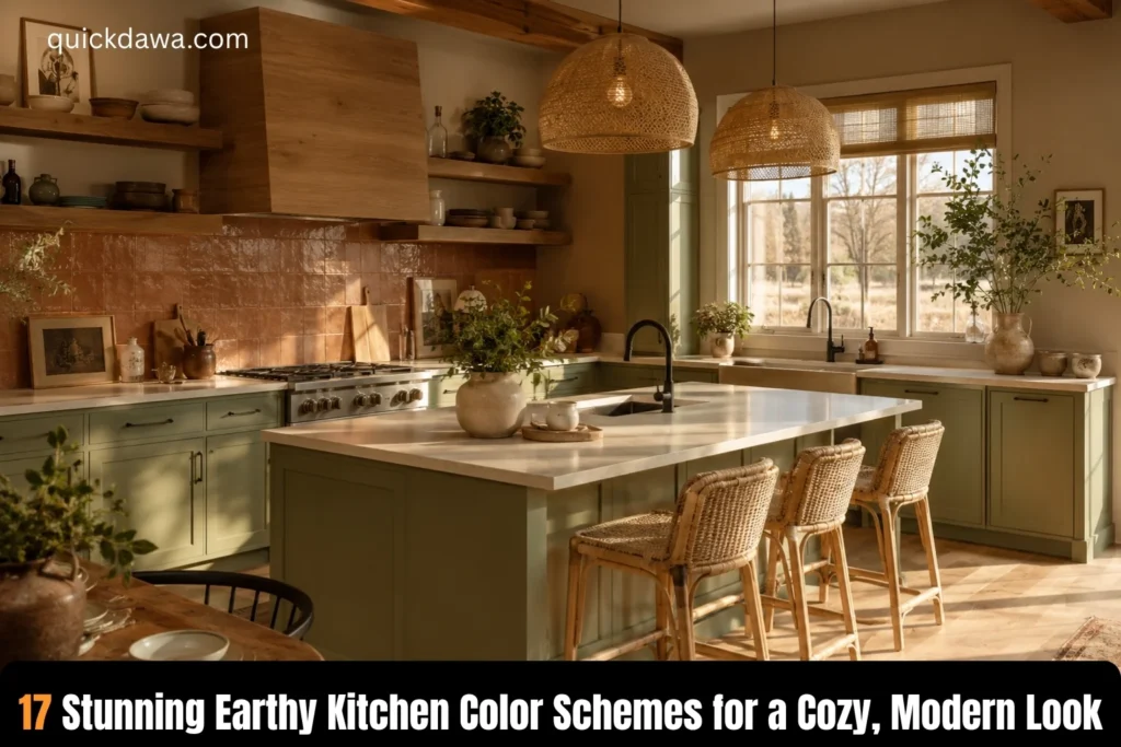 17 Stunning Earthy Kitchen Color Schemes for a Cozy, Modern Look