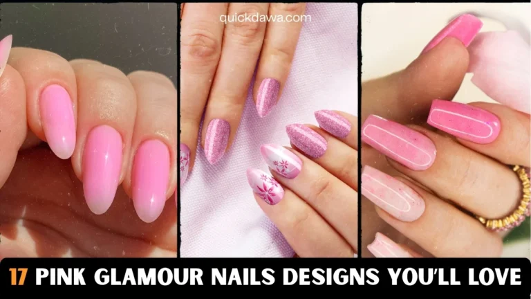 17 Pink Glamour Nails Designs You’ll Love