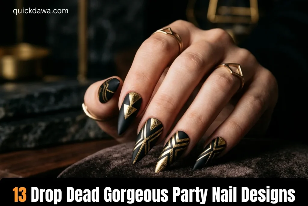13 Drop Dead Gorgeous Party Nail Designs