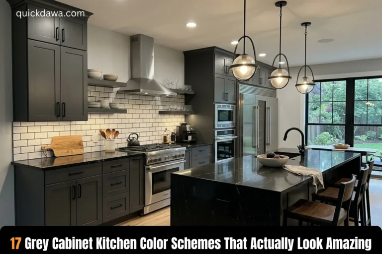 Grey Cabinet Kitchen Color Schemes